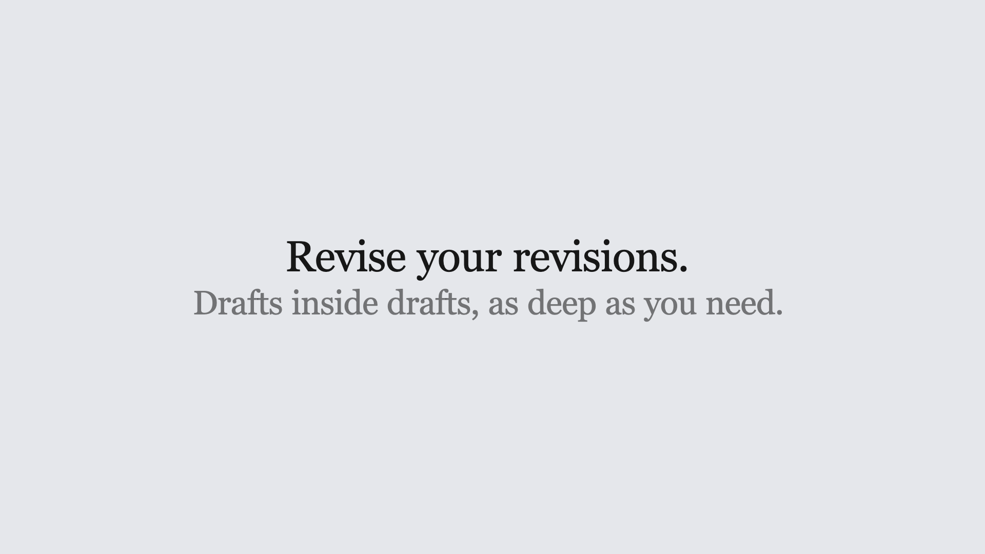 Quillium — the non-linear writing app